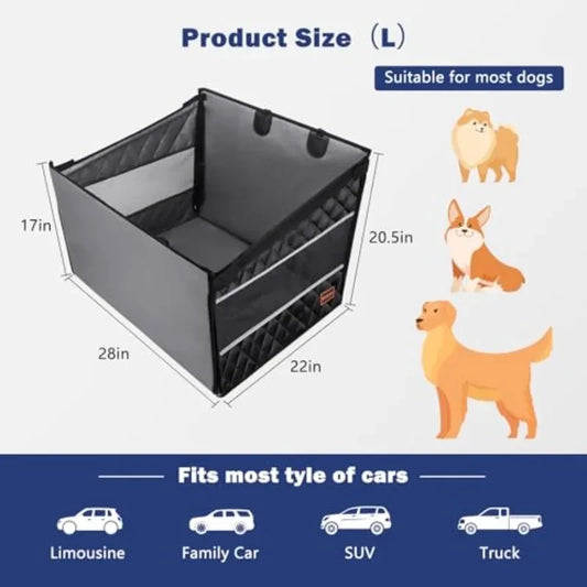 FURLIVIO™ Waterproof Dog Car Seat Hammock for Medium Large Dogs