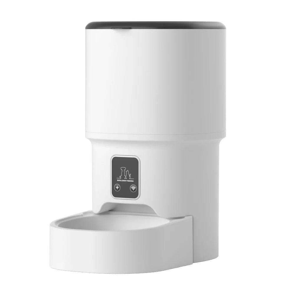 Automatic cat feeder with camera, video pet feeder, 2.4G cat food dispenser, automatic dog feeder