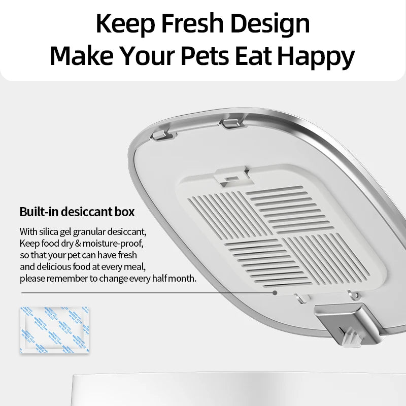FURLIVIO™ ROJECO 4L WiFi Automatic Pet Feeder with App Control