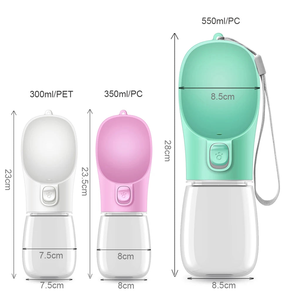 FURLIVIO™ Portable Dog Water Bottle – Leakproof Travel Water Dispenser for Dogs & Cats