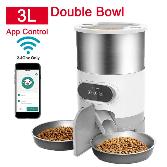 FURLIVIO™ Smart Automatic Pet Feeder with App Control