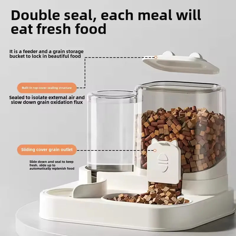 FURLIVIO™ Automatic Cat & Dog Feeder with Water Dispenser