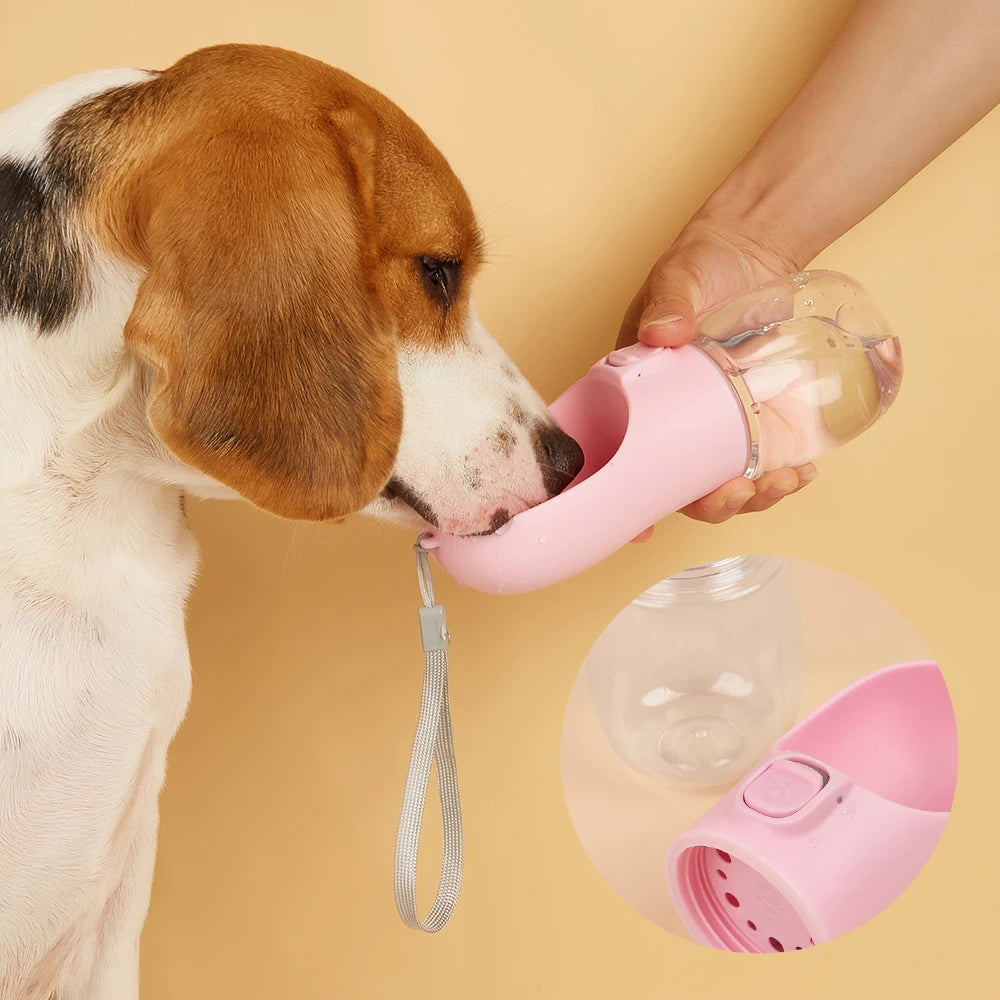 FURLIVIO™ Portable Dog Water Bottle – Leakproof Travel Water Dispenser for Dogs & Cats