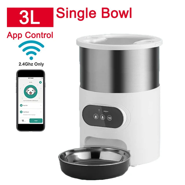 FURLIVIO™ Smart Automatic Pet Feeder with App Control